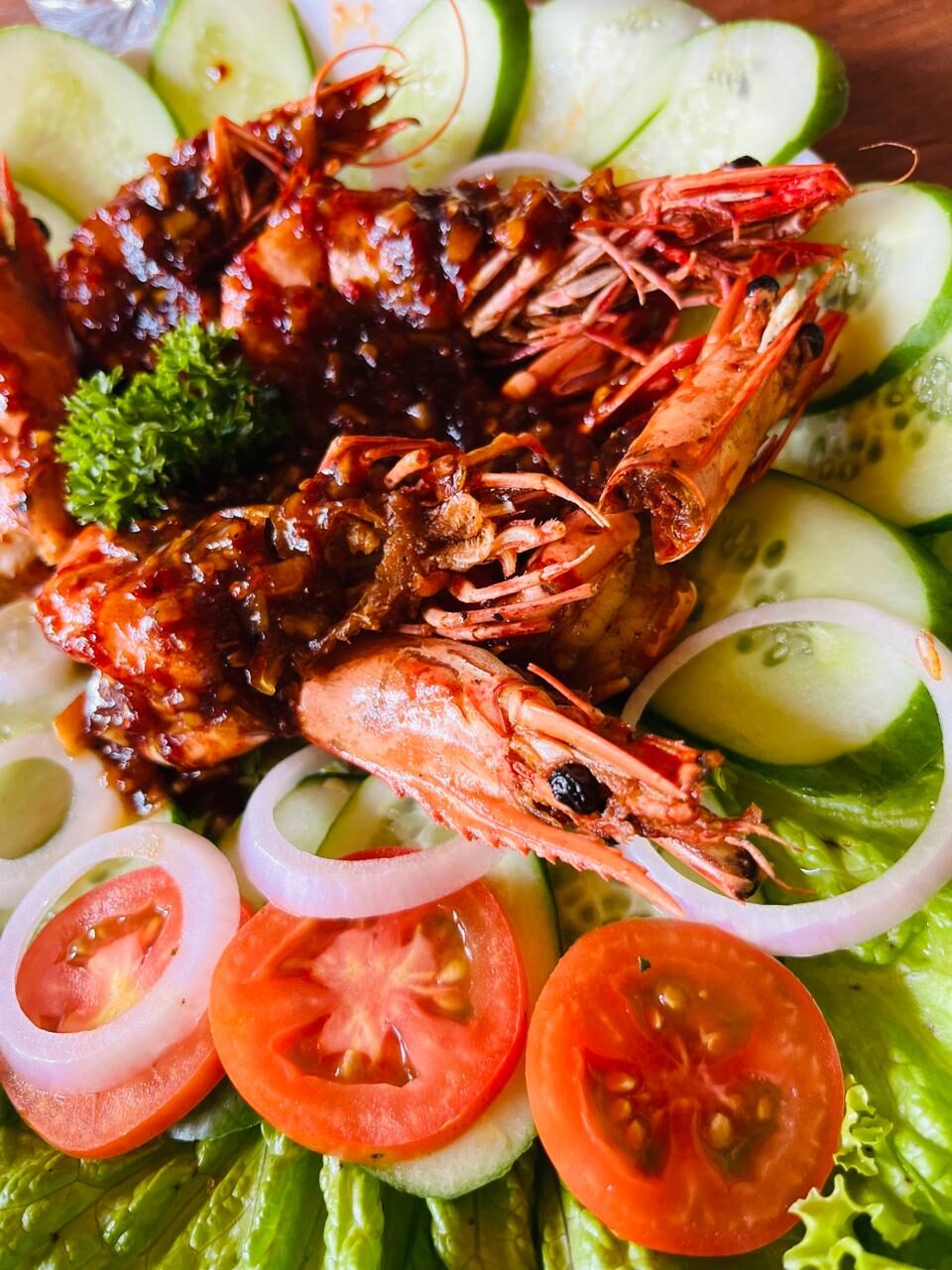 Charcoal Tiger Prawns